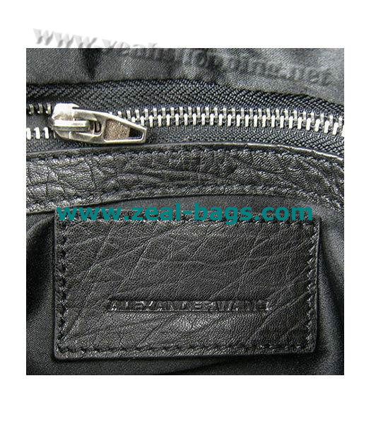 AAA Replica Alexander Wang Rocco Mini Duffle Top Handle Black Silver Metal - Click Image to Close